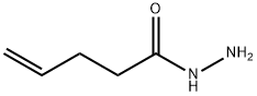 4-Pentenoic acid, hydrazide Structure