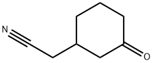 Cyclohexaneacetonitrile, 3-oxo- Structure