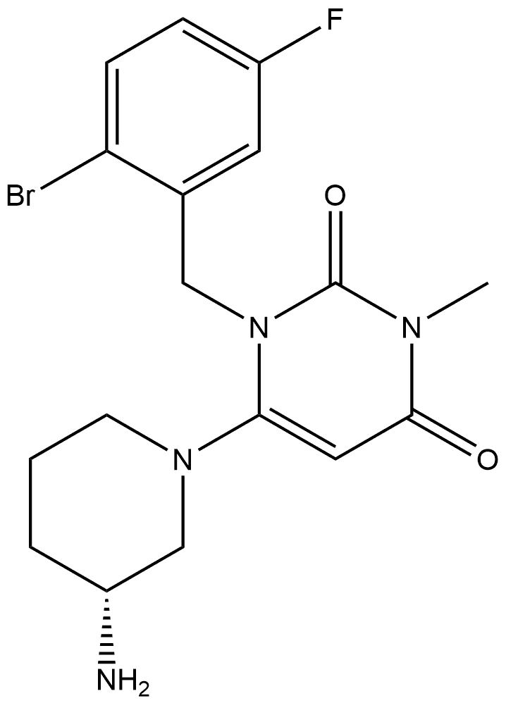 Trelagliptin Impurity 17 구조식 이미지