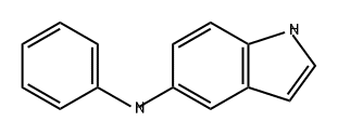 1H-Indol-5-amine, N-phenyl- 구조식 이미지