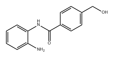 Benzamide, N-(2-aminophenyl)-4-(hydroxymethyl)- 구조식 이미지