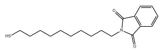 1H-Isoindole-1,3(2H)-dione, 2-(10-mercaptodecyl)- Structure