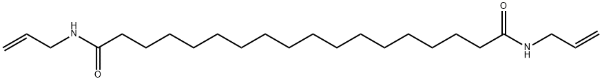 Octadecanediamide, N1,N18-di-2-propen-1-yl- Structure