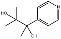 2,3-Butanediol, 2-methyl-3-(4-pyridinyl)- Structure