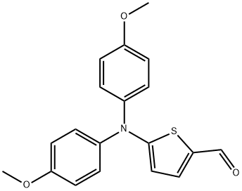 2-Thiophenecarboxaldehyde, 5-[bis(4-methoxyphenyl)amino]- Structure