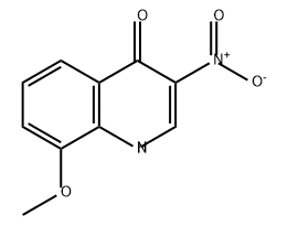 4(1H)-Quinolinone, 8-methoxy-3-nitro- Structure