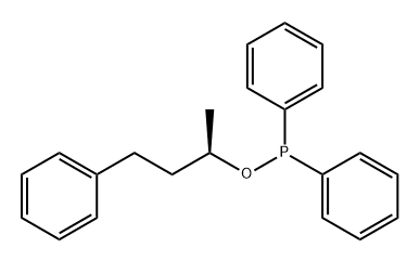 Phosphinous acid, P,P-diphenyl-, (1R)-1-methyl-3-phenylpropyl ester Structure