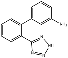 [1,1'-Biphenyl]-3-amine, 2'-(2H-tetrazol-5-yl)- Structure