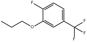 Benzene, 1-fluoro-2-propoxy-4-(trifluoromethyl)- Structure