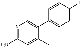 5-(4-Fluorophenyl)-4-methylpyridin-2-amine Structure