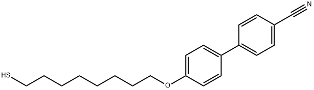 [1,1'-Biphenyl]-4-carbonitrile, 4'-[(8-mercaptooctyl)oxy]- Structure