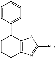 2-Benzothiazolamine, 4,5,6,7-tetrahydro-7-phenyl- Structure