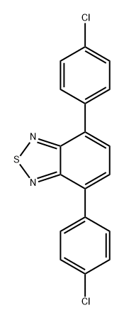 2,1,3-Benzothiadiazole, 4,7-bis(4-chlorophenyl)- Structure