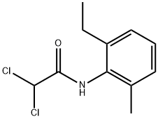 Acetamide, 2,2-dichloro-N-(2-ethyl-6-methylphenyl)- 구조식 이미지