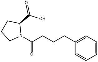 L-Proline, 1-(1-oxo-4-phenylbutyl)- Structure