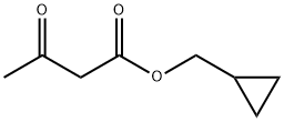 Butanoic acid, 3-oxo-, cyclopropylmethyl ester Structure