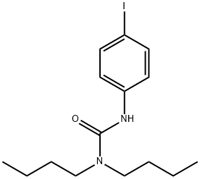 Urea, N,N-dibutyl-N'-(4-iodophenyl)- Structure