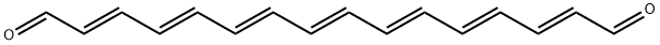 (2E,4E,6E,8E,10E,12E,14E)-2,4,6,8,10,12,14-Hexadecaheptenedial Structure