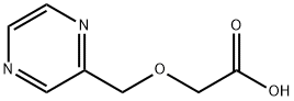 2-(Pyrazin-2-ylmethoxy)acetic acid Structure