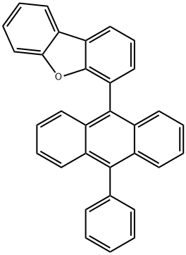 Dibenzofuran, 4-(10-phenyl-9-anthracenyl)- Structure