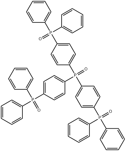 Phosphine oxide, tris[4-(diphenylphosphinyl)phenyl]- Structure