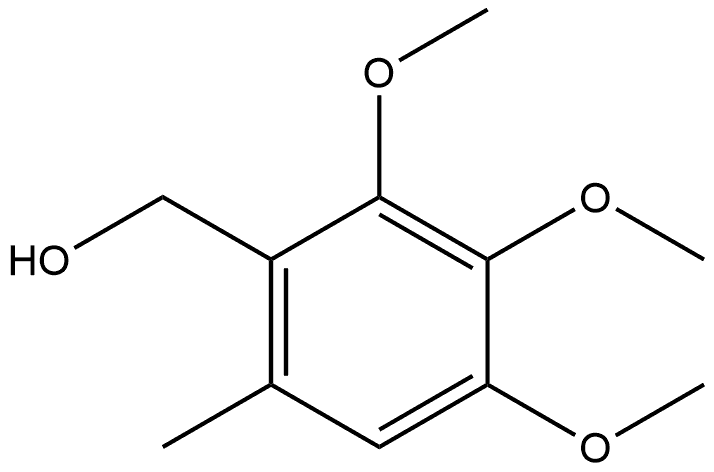 (2,3,4-trimethoxy-6-methylphenyl)methanol Structure