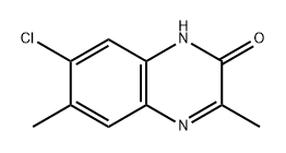 2(1H)-Quinoxalinone, 7-chloro-3,6-dimethyl- 구조식 이미지