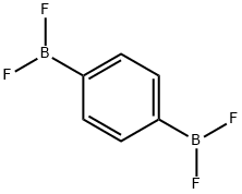 Borane, 1,1'-(1,4-phenylene)bis[1,1-difluoro- Structure