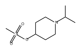 4-Piperidinol, 1-(1-methylethyl)-, 4-methanesulfonate Structure