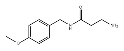 3-Amino-N-(4-methoxybenzyl)propanamide Structure