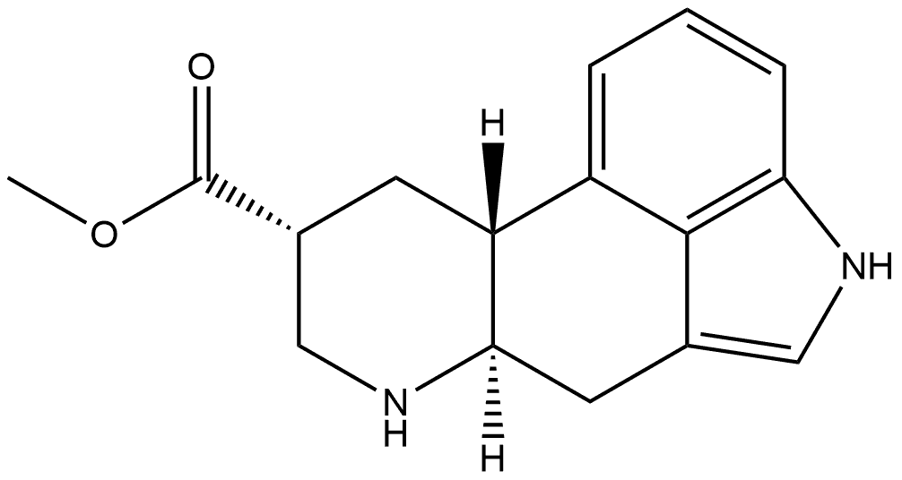 Ergoline-8-carboxylic acid, methyl ester, (8α)- (9CI) Structure