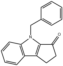 4-benzyl-7-fluoro-1,4-dihydrocyclopenta[b]indol-3(2H)-one Structure