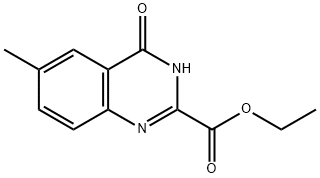 ethyl 4-hydroxy-6-methylquinazoline-2-carboxylate Structure