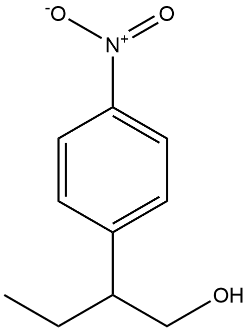 Benzeneethanol, β-ethyl-4-nitro- Structure