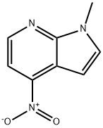 1H-Pyrrolo[2,3-b]pyridine, 1-methyl-4-nitro- 구조식 이미지