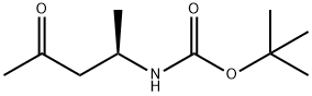 Carbamic acid, [(1R)-1-methyl-3-oxobutyl]-, 1,1-dimethylethyl ester (9CI) 구조식 이미지