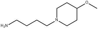 1-Piperidinebutanamine, 4-methoxy- Structure