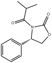 2-Oxazolidinone, 3-(2-methyl-1-oxopropyl)-4-phenyl-, (4S)- Structure