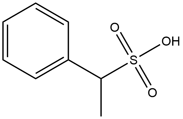 Benzenemethanesulfonic acid, α-methyl- Structure