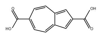 2,6-Azulenedicarboxylic acid 구조식 이미지