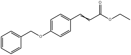 2-Propenoic acid, 3-[4-(phenylmethoxy)phenyl]-, ethyl ester Structure