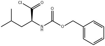 Carbamic acid, N-[(1S)-1-(chlorocarbonyl)-3-methylbutyl]-, phenylmethyl ester 구조식 이미지