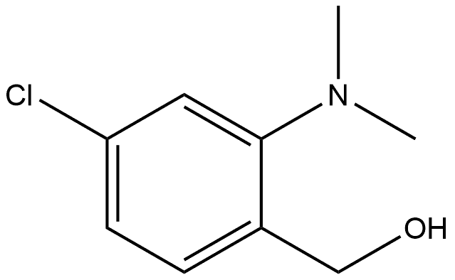 4-Chloro-2-(dimethylamino)benzenemethanol Structure