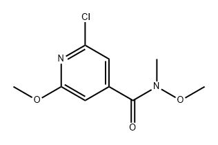 4-Pyridinecarboxamide, 2-chloro-N,6-dimethoxy-N-methyl- Structure