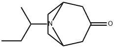8-?Azabicyclo[3.2.1]?octan-?3-?one, 8-?(1-?methylpropyl)?- 구조식 이미지