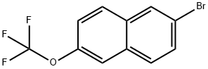 Naphthalene, 2-bromo-6-(trifluoromethoxy)- Structure