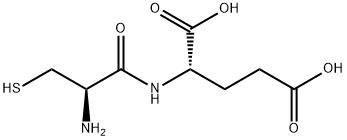 L-Glutamic acid, L-cysteinyl- Structure