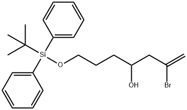 1-Hepten-4-ol, 2-bromo-7-[[(1,1-dimethylethyl)diphenylsilyl]oxy]- Structure