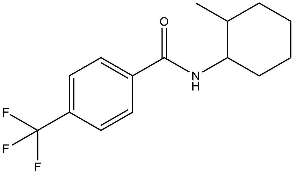 N-(2-Methylcyclohexyl)-4-(trifluoromethyl)benzamide Structure