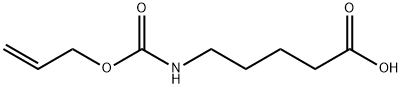 5-{[(prop-2-en-1-yloxy)carbonyl]amino}pentanoic
acid Structure